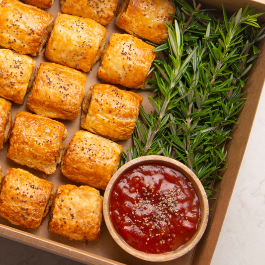 Beef & Fennel Sausage Rolls - 30 Pack