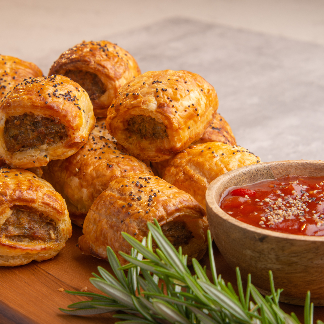 Beef & Fennel Sausage Rolls - 30 Pack