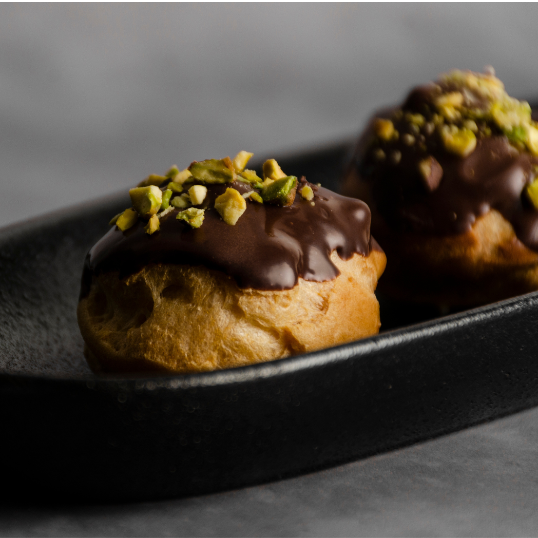 Dark Chocolate Profiteroles - 50 Pack
