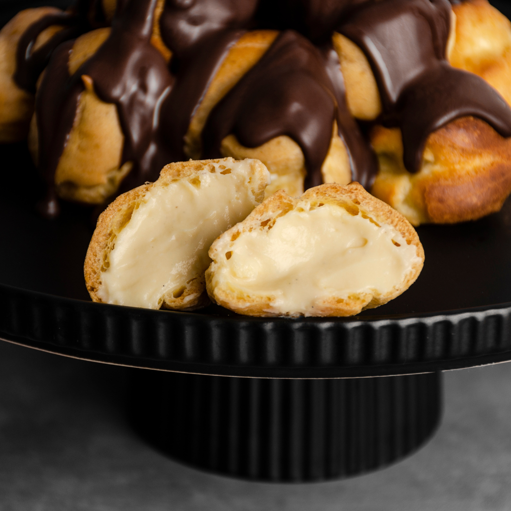 Dark Chocolate Profiteroles - 50 Pack