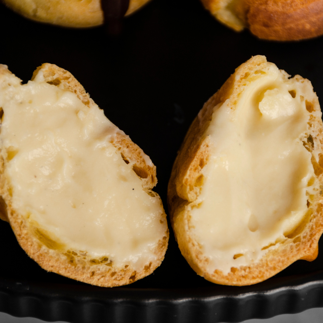 White Chocolate Profiteroles - 50 Pack
