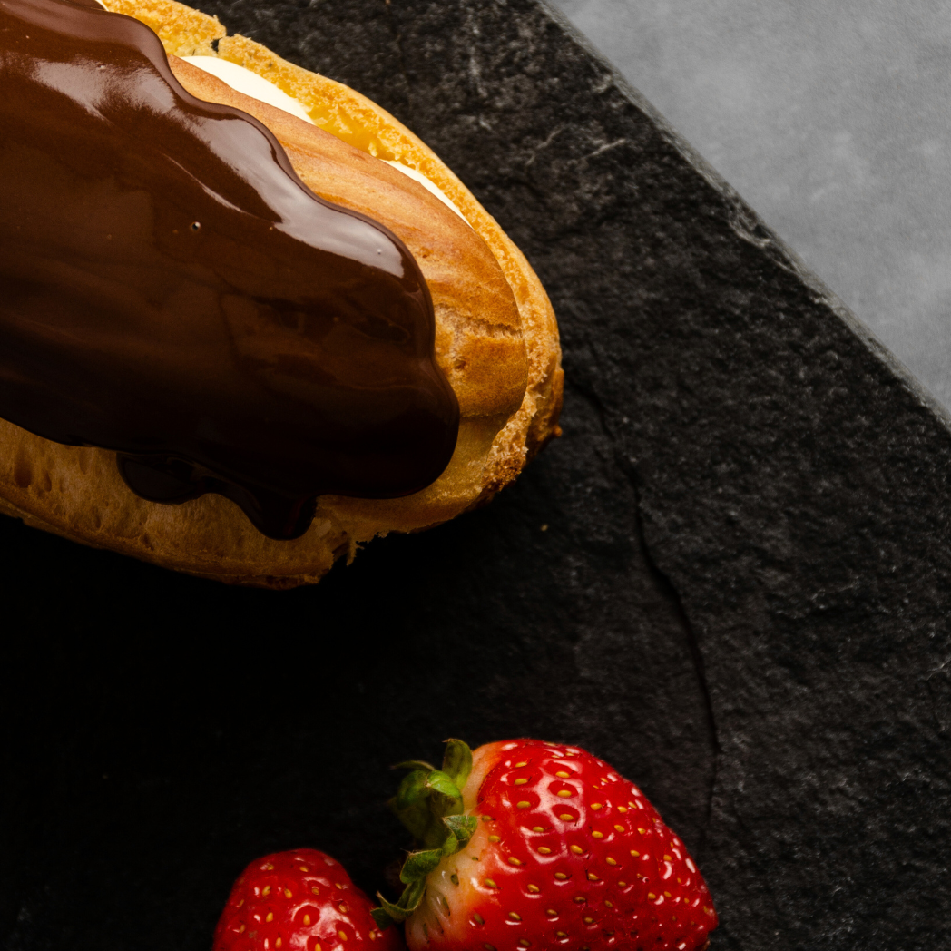 Fresh Cream Eclairs - 12 Pack