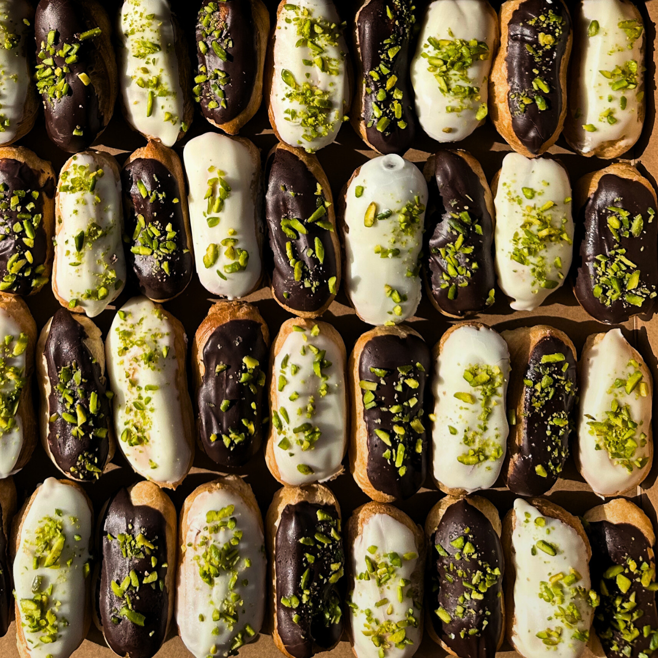 Fresh Cream Eclairs - 12 Pack