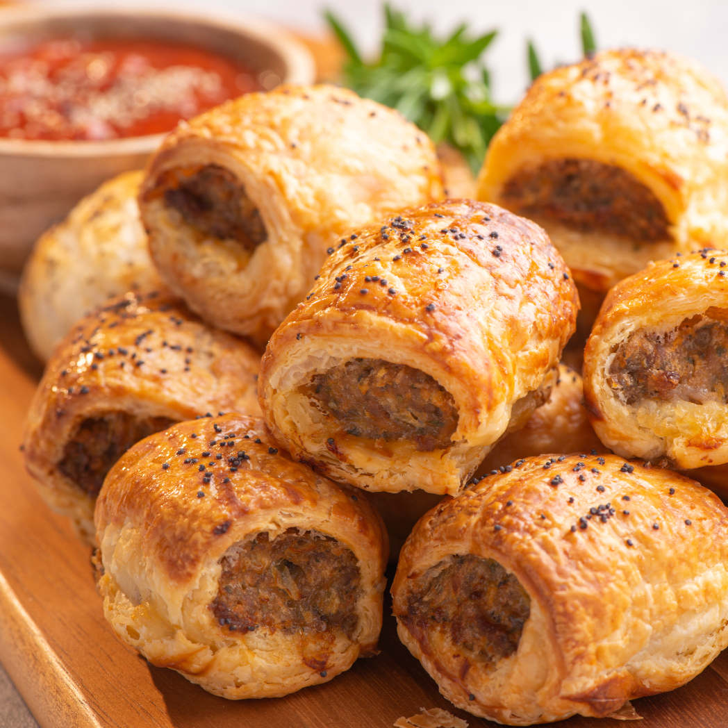 Beef & Fennel Sausage Rolls - 60 Pack