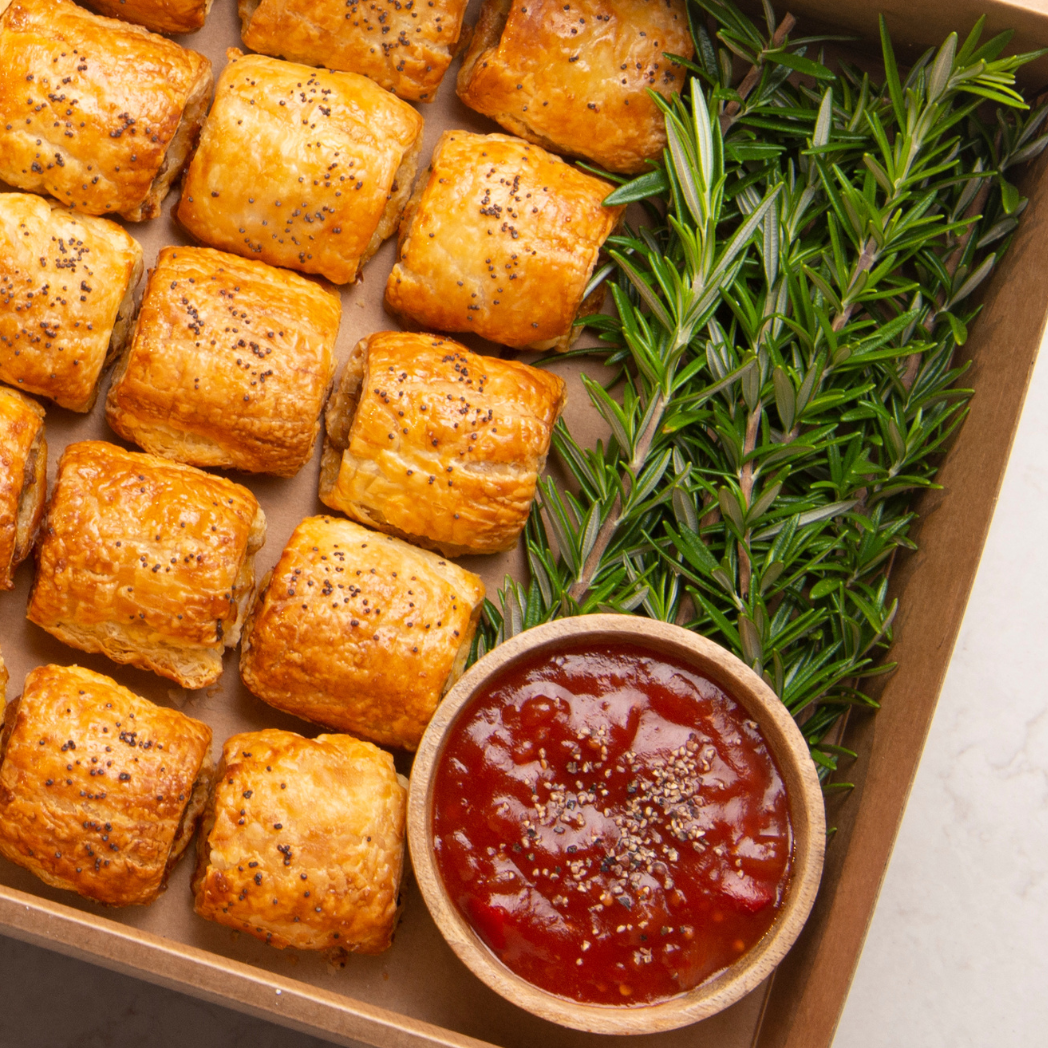 Beef & Fennel Sausage Rolls - 60 Pack